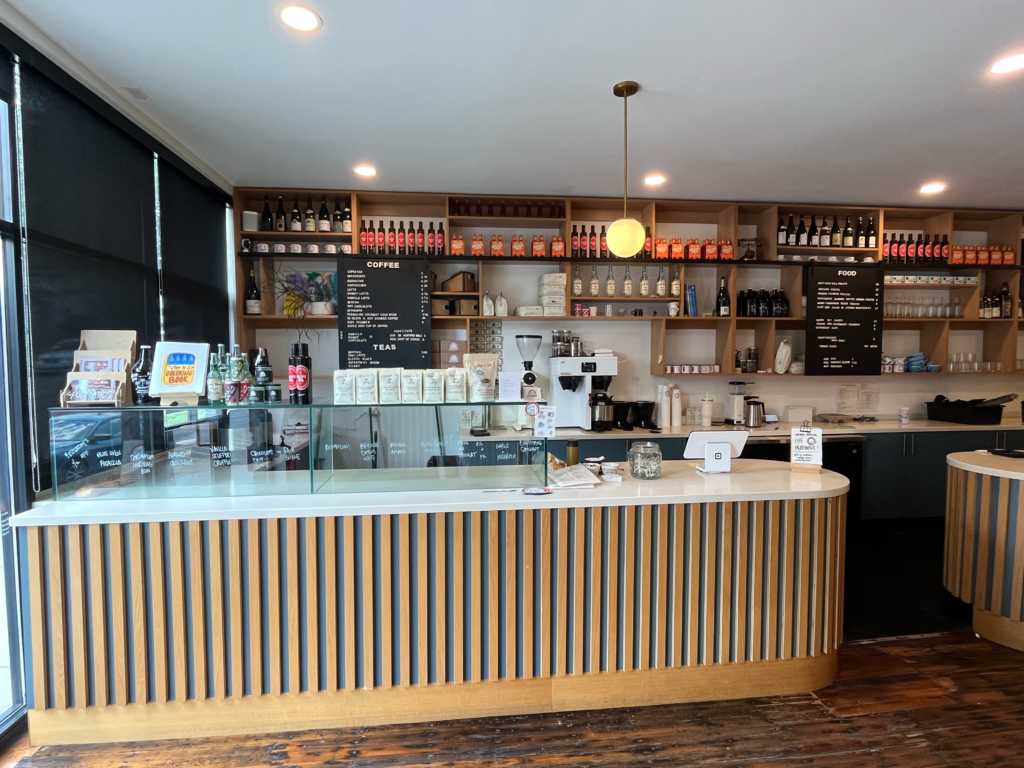 The ordering counter at Mom 'N 'Em in Madisonville