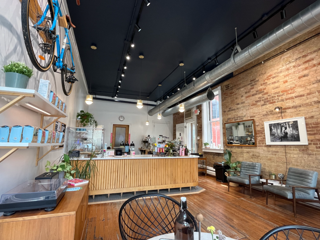 The interior of Urbana Cafe in East Walnut Hills